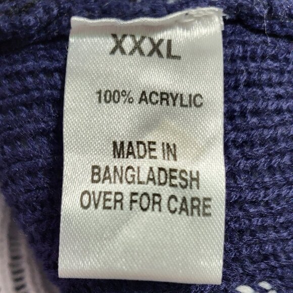 Leeds United FC Men's Sweater Size XXXL Frosty The Snowman Ugly Christmas - Picture 6 of 7